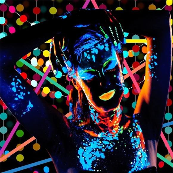 Glow in the Dark Party Supplies98.4 ft 6 Rolls Blacklight Luminous Tape 14.4 ft - Picture 4 of 6